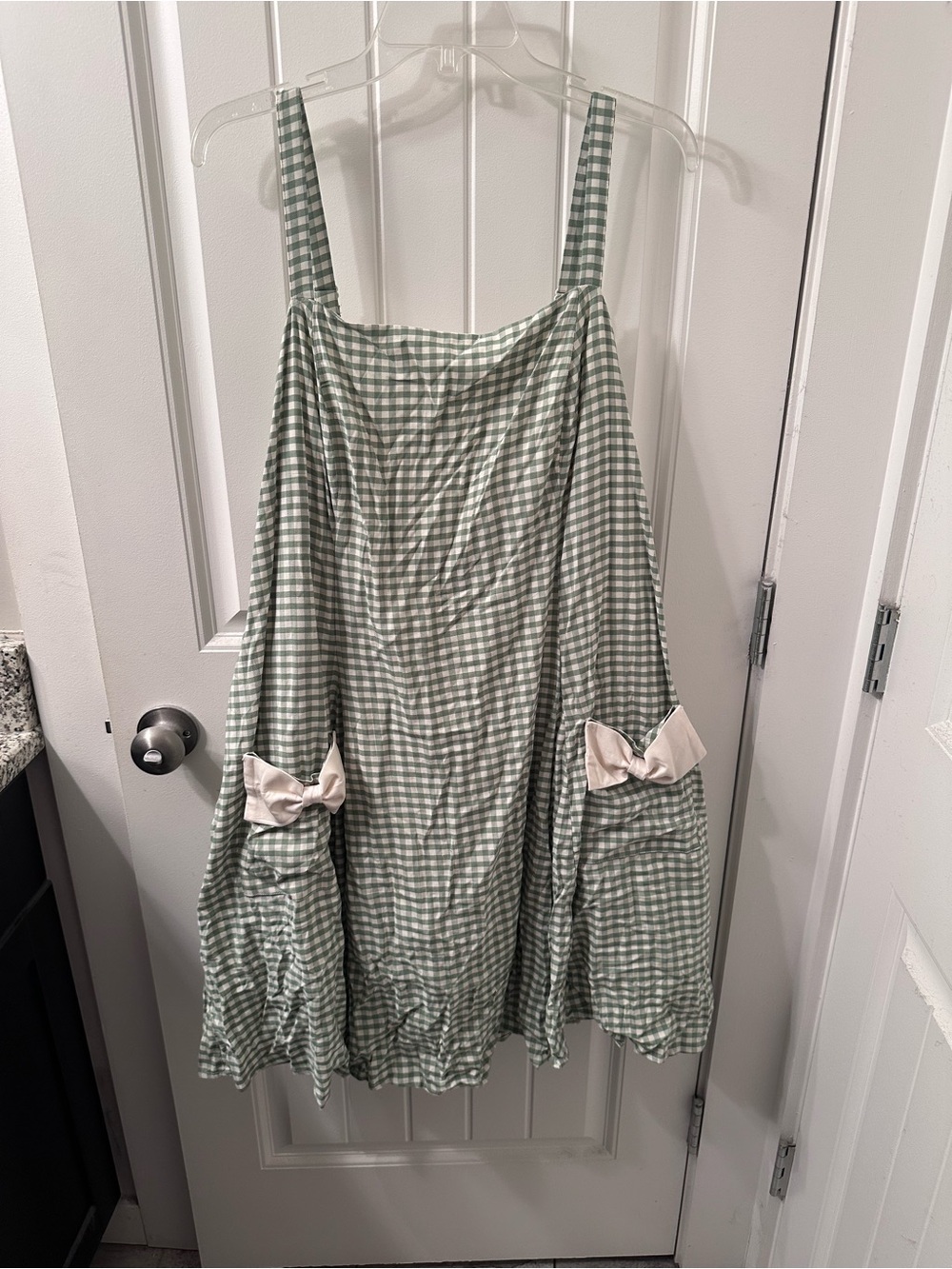 torrid Green Gingham Bow-Accent Retro Chic Dress